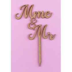 copy of Cake Topper Mme Mr